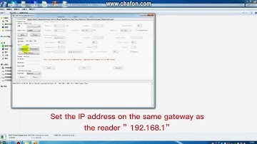 CHAFON Prime UHF long range Reader TCP/IP communication