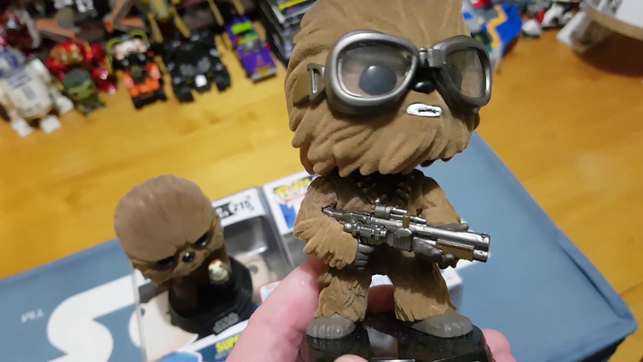 Star Wars Chewbacca Flocked Pop Funko 