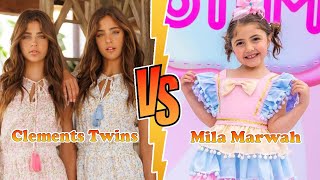 Clements Twins (Ava And Leah) VS Mila Marwah Transformation 👑 New Stars From Baby To 2024