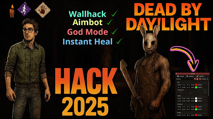 DEAD BY DAYLIGHT Cheat 2025 🎮 Wallhack + ESP + Insta Heal 💉 Undetected Hack Free Download