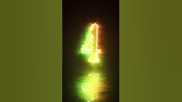 🔥 10 Sec Countdown | Fire & Neon Timer Effect | Word Cross Puzzle Style