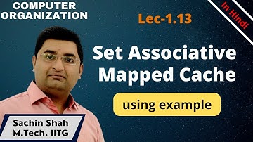 L1.13: Set Associative mapping cache