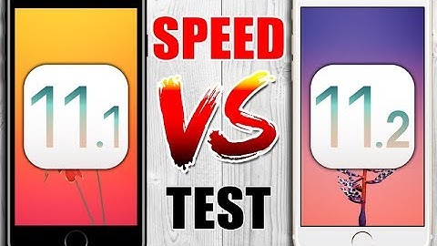 iOS 11.1 vs iOS 11.2 - SPEED Test - CRAZY Results