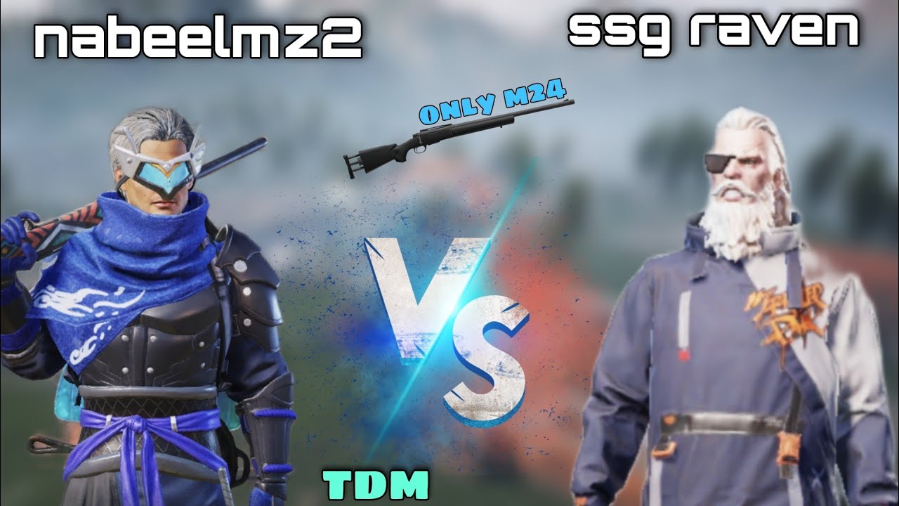 1 vs 1 intense TDM Fight | Pubg TDM match only m24 | Pubg mobile TDM ...