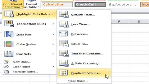 Excel: How to Find Duplicate Values in Excel (video)