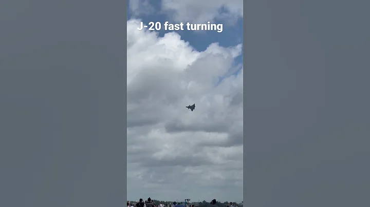 J-20 fast turning: the Chinese stealthy 5th gen fighter jet #j20 #military #militaryaircraft