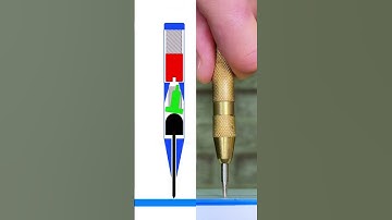 How to Use an Automatic Center Punch for Accurate Drilling - Stop Bit Wander #shorts