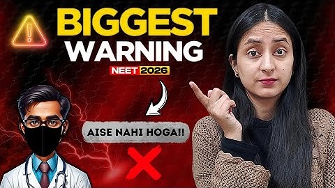 NEET 2026: Aise nahi hoga⚠️| Last 150 Days to Prove Yourself🔥 #neet #neet2026 #motivation #study