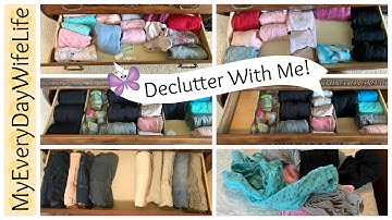 🌺Bedroom Drawers | Clean Your Drawers Week #1| 30 Day Declutter Challenge 🌺