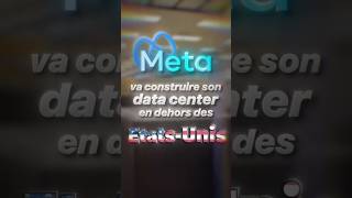 Meta construit son plus gros data center en dehors des États-Unis⚡🏗️ #technologie #meta #ia #energie