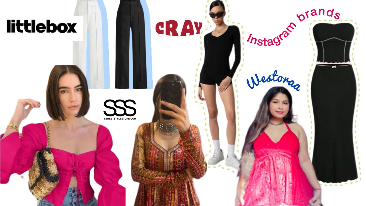 Instagram brands try on haul✨SSS, little box, crayhead, westora, samrita….