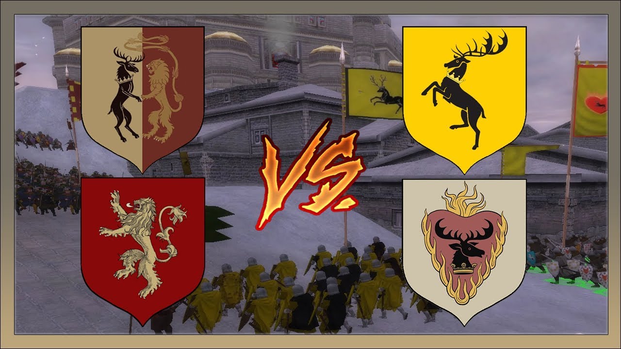 Westeros Total War M2TW MOD King's Landing House of Baratheon VS