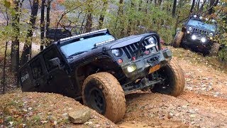 STEEP MUD CLIMB After Rain Storm Jeep Wrangler Rubicon