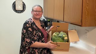 Unboxing week 3 of our CSA share!