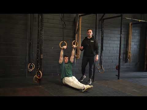 Band Assisted Muscle up on Low Rings | Strict Muscle-up Drills