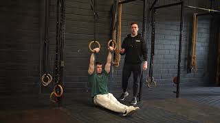 Band Assisted Muscle up on Low Rings | Strict Muscle-up Drills