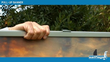 Pull up banner Instructional Video