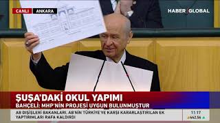 Erdoğan Ve Aliyeve Teşekkür Ediyorum Bahçeliden Şuşaya Okul Müjdesi