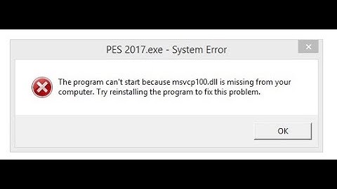 How to fix d3dx9_43.dll and msvcp100.dll errors on PES 2017 and other applications