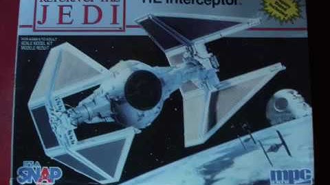 MPC-ERTL´s "Star Wars, return of the Jedi" TIE-interceptor (mute video).
