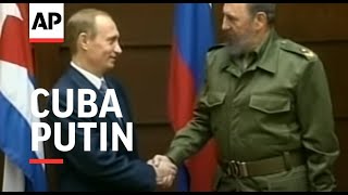 CUBA: RUSSIAN PRESIDENT PUTIN VISIT