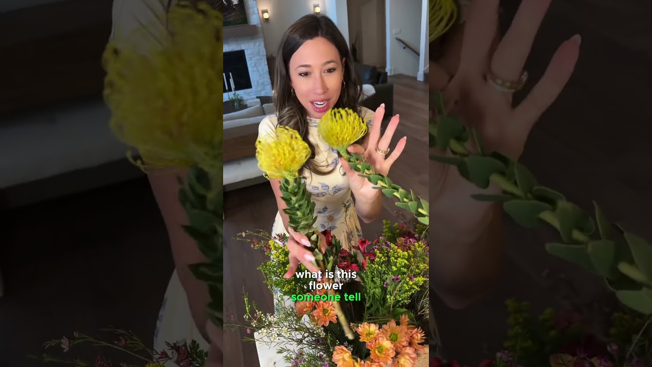 best way to display your flowers!!! use glasses and a basket!