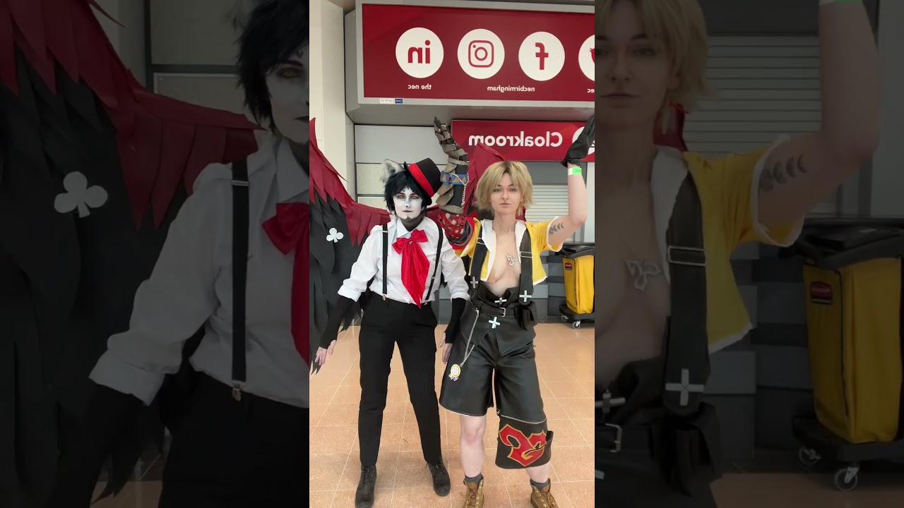 Husker and Tidus Cosplays at Megacon Birmingham 2024 - Final Fantasy and Hazbin Hotel in real life
