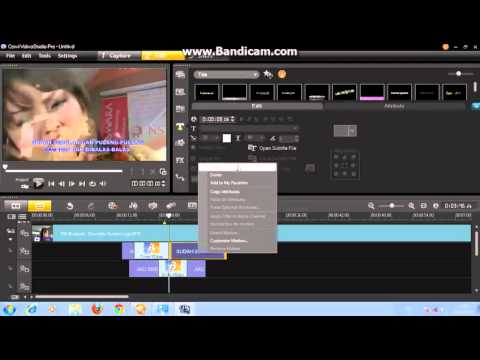 Cara Membuat Teks Karaoke Dengan Corel Video Studio Pro X6 Youtube