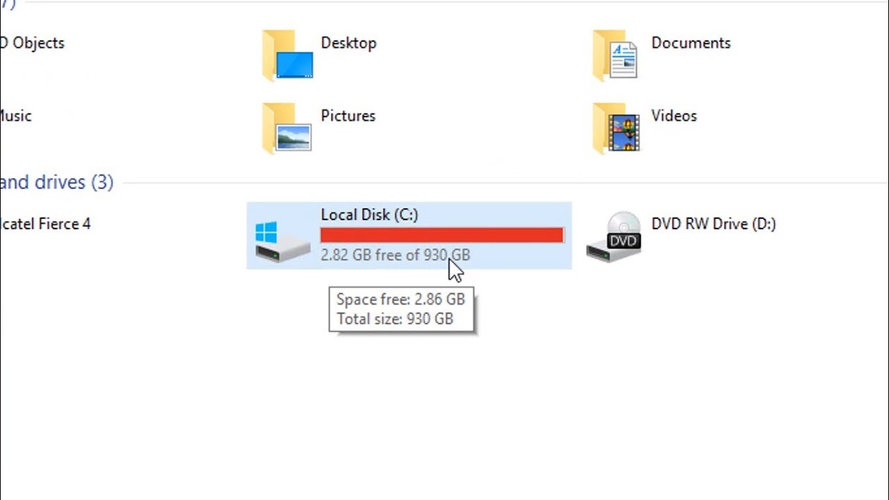 HOW TO FREE YOUR HARD DRIVE TO HAVE MORE SPACE YouTube