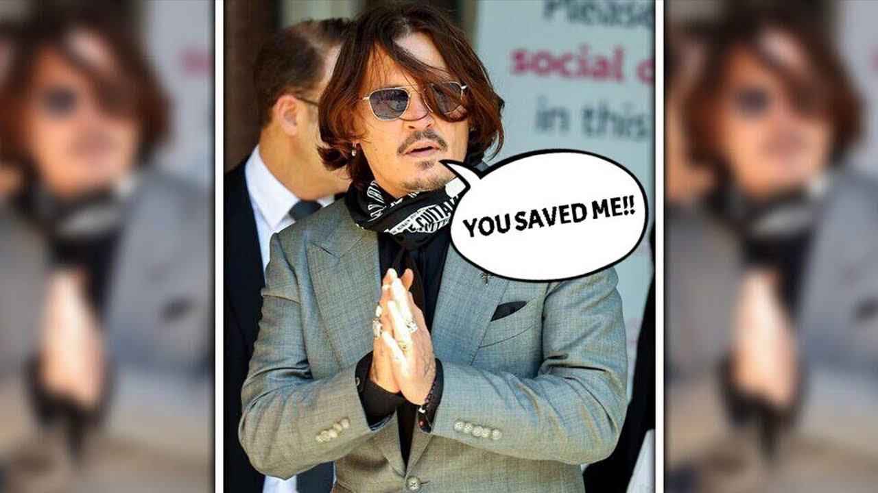 "I'M SAVED!" Johnny Depp Sends Thanks His Loyal Supporters! | Celebrity ...