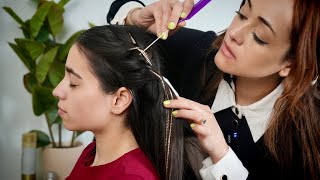 ASMR Perfectionist Hair Styling & Accessorizing: Glam Braided Half Updo | Soft Spoken Unintentional screenshot 4