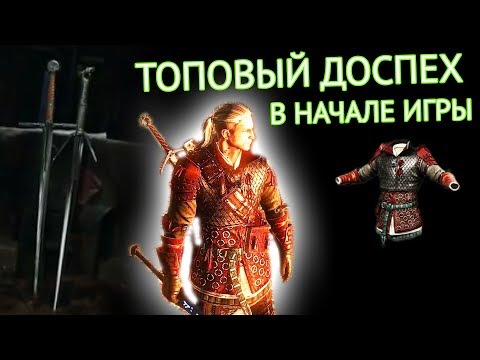 Как получить ТОПовый доспех в начале игры Ведьмак2