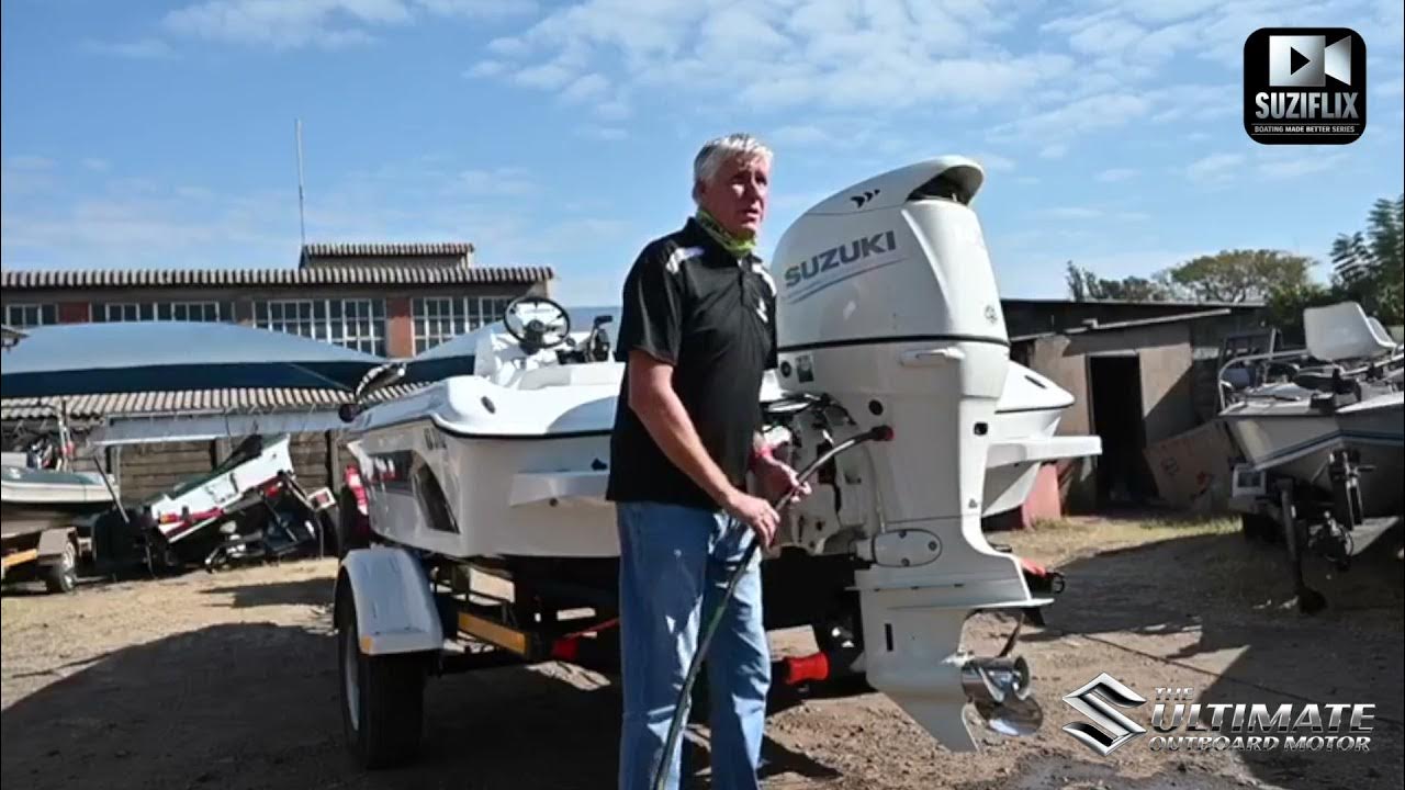 How to flush your Suzuki outboard motor SuziFlix YouTube