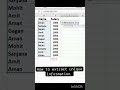 how to extract unique value in excel #excelshorts #exceltricks #excelai