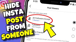 (NEW TRICK) How to Hide Post from Someone WITHOUT Blocking on Instagram