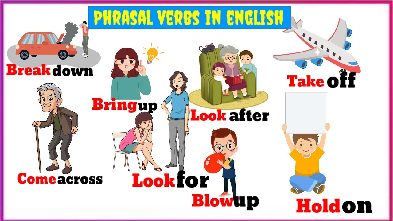 Speak English with kids | Daily Use English phrasal verbs vocabulary ...