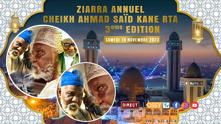 [🔴DIRECT] Ziarra Annuel Cheikh Ahmad saîd (RTA) à Medina Mbaba Kaolack