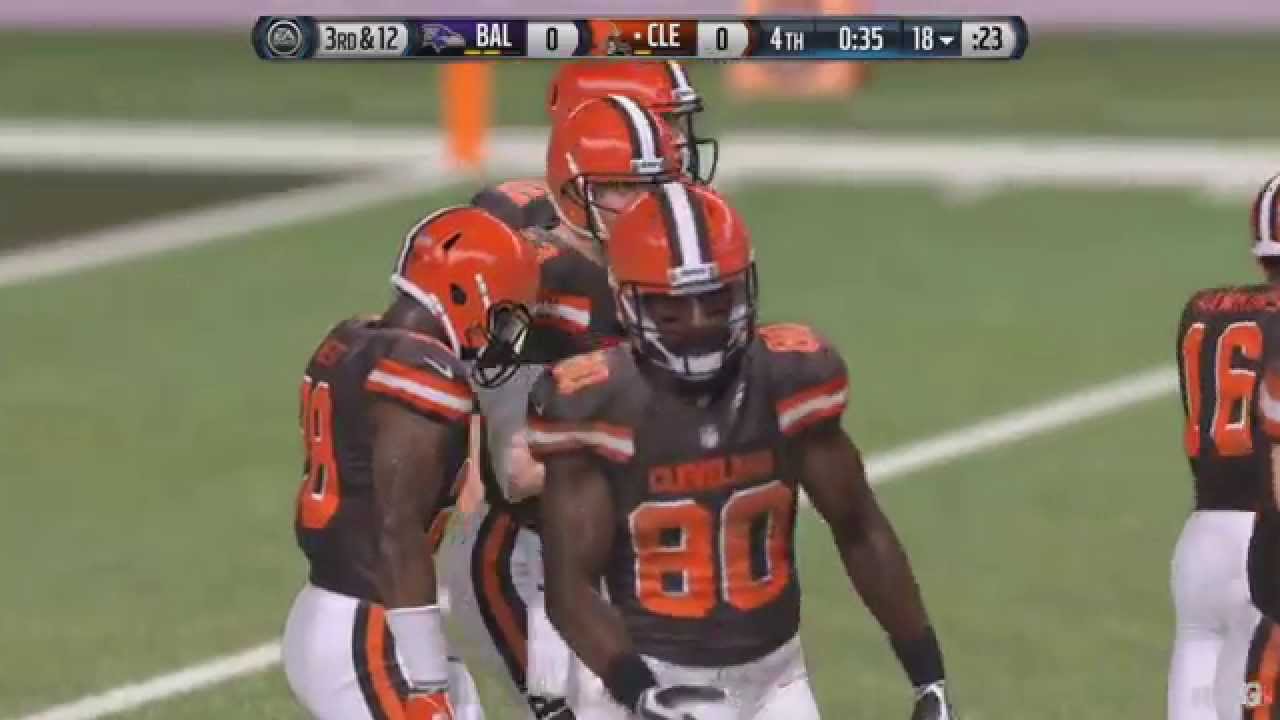 Madden NFL 16 - Baltimore Ravens vs Cleveland Browns Gameplay (XboxONE HD) [1080p]