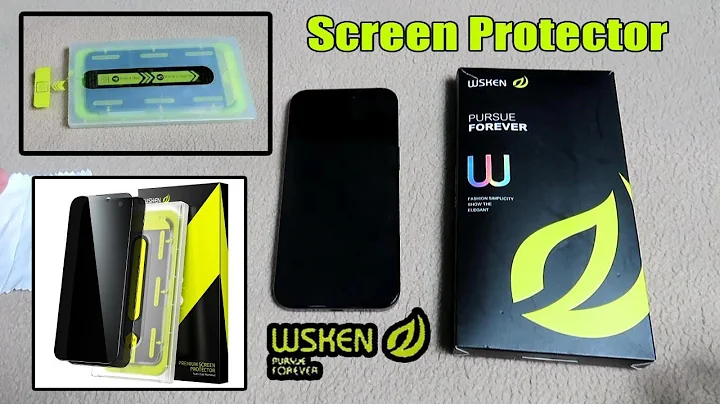 WSKEN iPhone 15 Pro Max & 15 Series Screen Protector Installation video #wsken #iphone