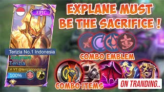 EXPLANE MUST BE THE SACRIFICE - ITEMS BUILD TERIZLA 2024