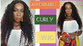 Affordable Holiday Hair On Aliexpress|26 Inch Deep Wave curly wig|Moxika Hair