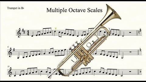 Trumpet Multiple Octave Scales with Metronome