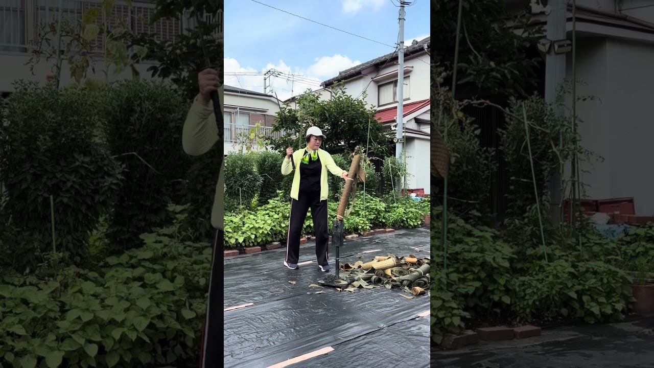 弟子の斬り残しです💪