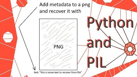 PIL: add text as metadata in a png file and recover it