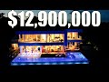 TOUR A MANSION DE $12,9 MILLONES DE DOLARES EN MIAMI INCREIBLE PISCINA DE COLORES