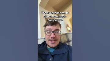 The excellence myth about new music composers #composer #composers #learntocompose #composerlife