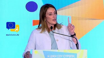 You Are the Future of Europe! Roberta Metsola’s Powerful Call to Action in Cyprus!