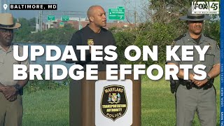 Governor Wes Moore holds press conference regarding Key Bridge updates