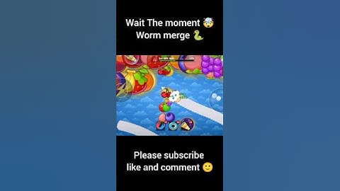wait The moment 🤯 worms merge 🐍 #wormszone #gaming  #youtubeshorts #gameplay  #shorts #shortvideo