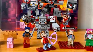 LEGO Minecraft Dungeons The Redstone Battle 21163 - lego speed Build
